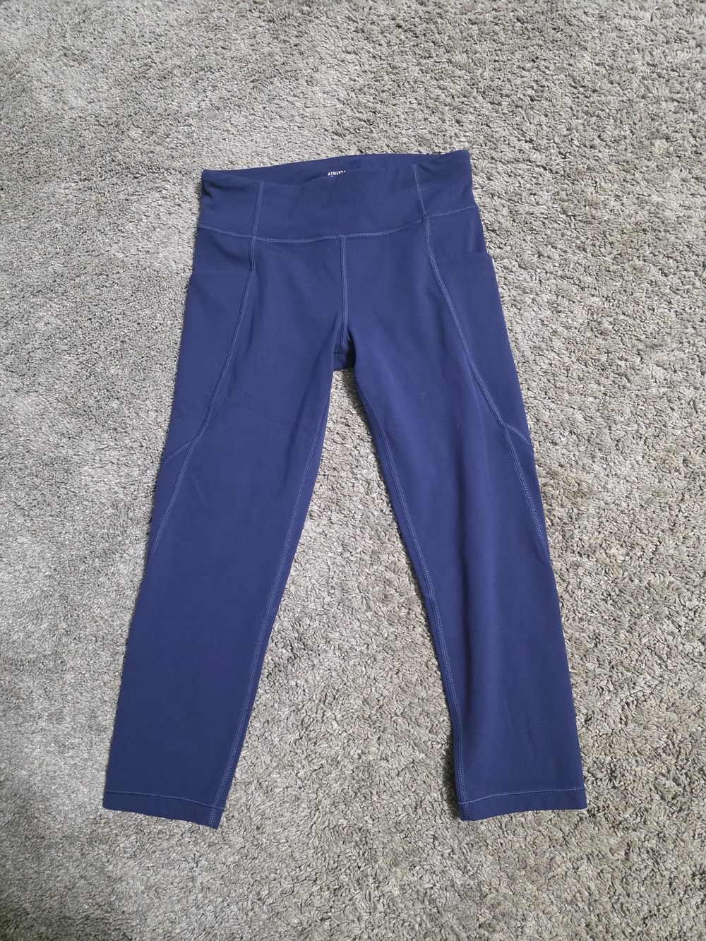 Athleta Girl Navy Capri Leggings